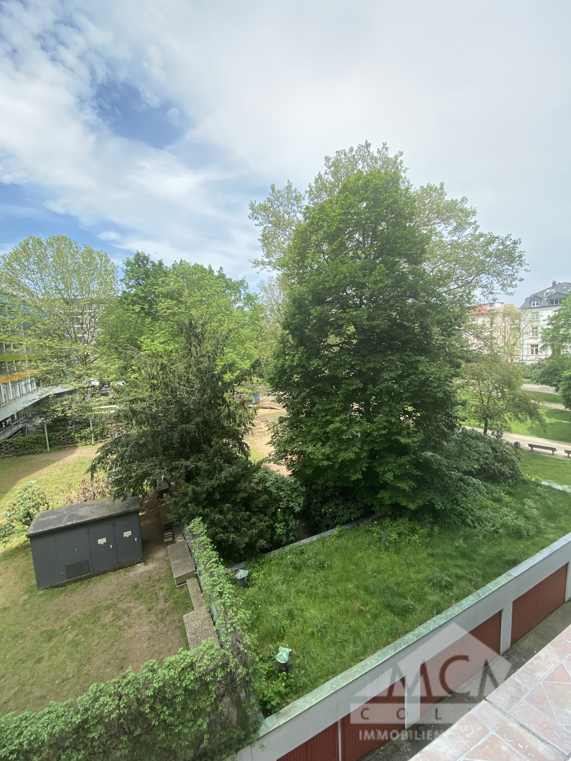 Ausblick vom Schlafzimmer