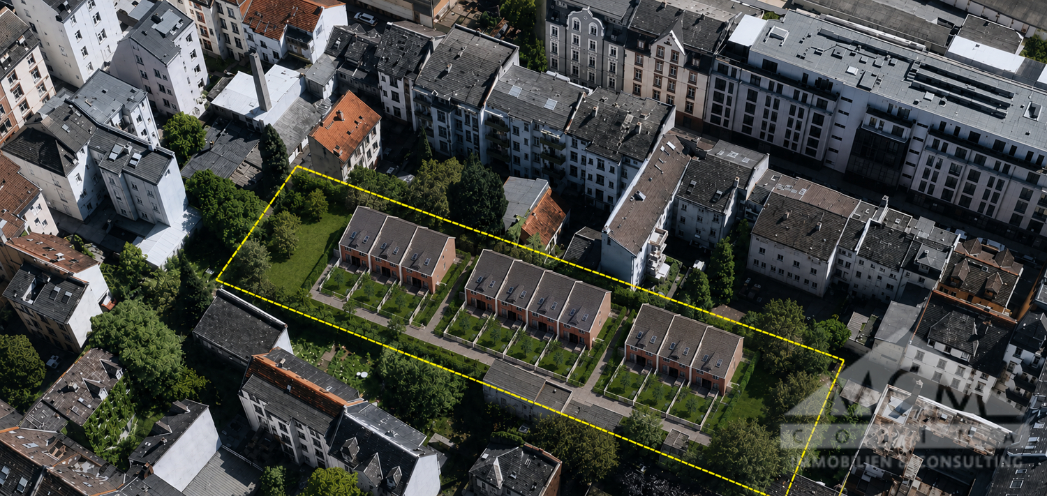 Lageplan Reihenhäuser animiert
